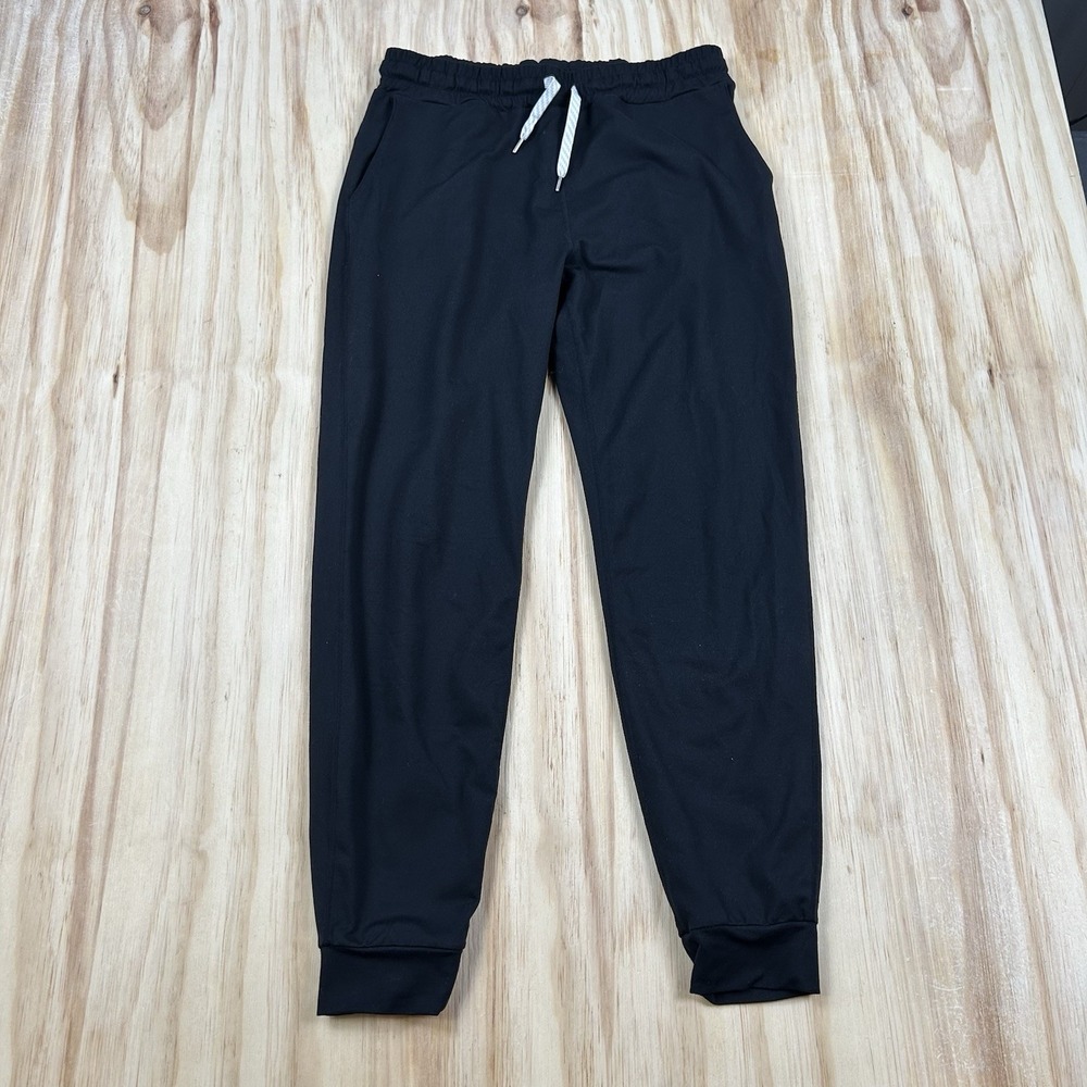 Vuori Women's Small Black Jogger Tapered Drawstring Sweatpants Lounge Athletic